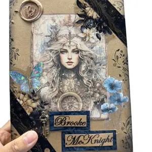 Book Box Decorated - Box only no items inside Cardboard Box