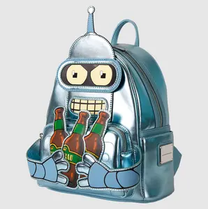 Robot Futurama Bender Cosplay Mini Backpack