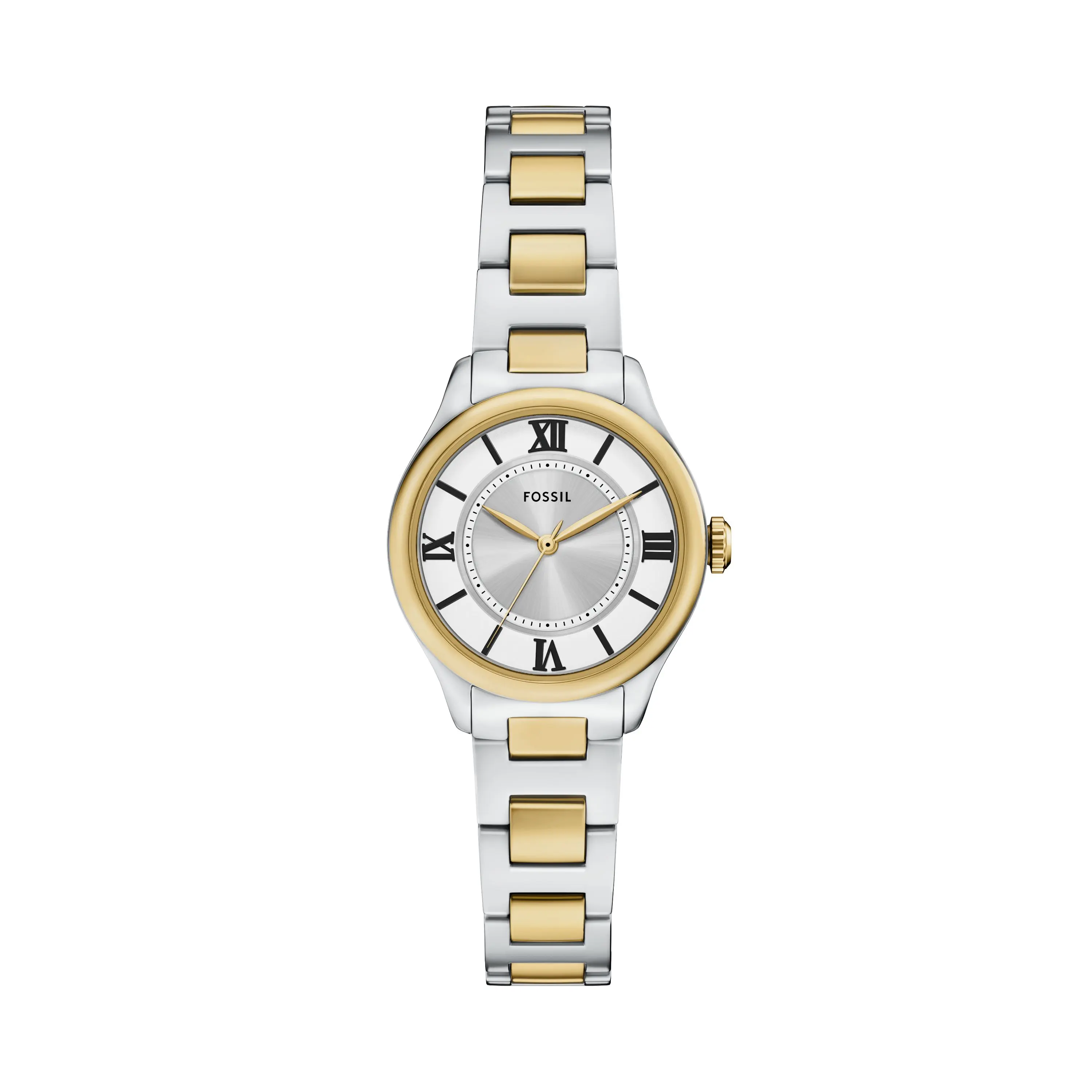 Fossil Women's Gilmore 28mm Three-Hand Two-Tone Stainless Steel Watch