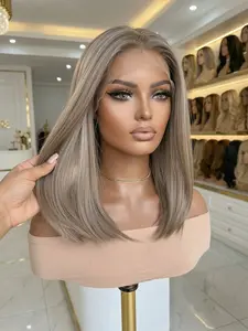 Topshe 13x6 HD Lace Front Wig with Highlights, HD Lace Material, Invisible Lace Design, Straight Hair, Daily Commute & Date Essential, Versatile Use