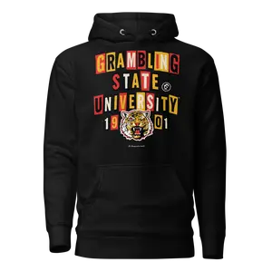 Dungeon Forward - Grambling State University - Collage - Fade Hoodie