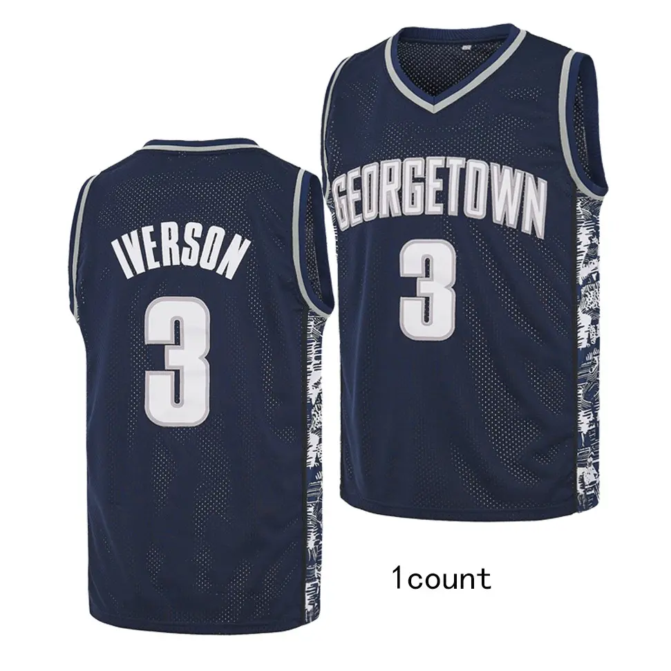 Men's #3 Throwback Basketball Jersey, 90s Hip-Hop Style, Breathable & Flexible Polyester Mesh for Sport Training, Sizes S-XXL, Xl