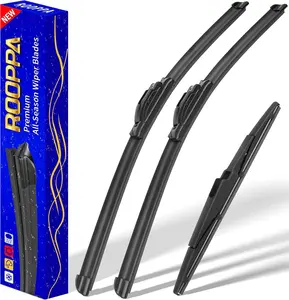 3 wipers Replacement for 2015-2021 Kia Sedona/2021 2020 2022 2023 2024 2025 Kia Telluride, Windshield Wiper Blades Original Equipment Replacement - 26"/18"/13" (Set of 3) U/J HOOK