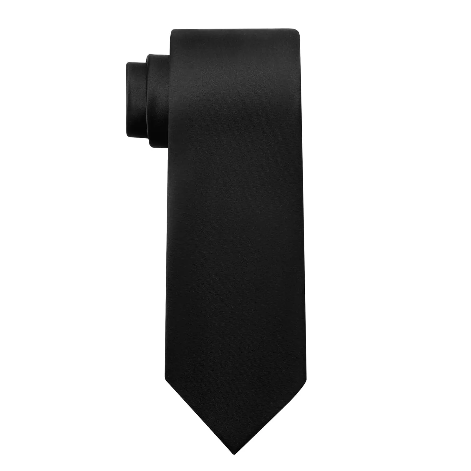 Men's Ties Classic Solid Pure Color 3.15" (8CM) Men's Necktie, Premium Formal Black Ties For Men Business Wedding Party Elegant and Versatile Accessory for Formal and Business Occasions