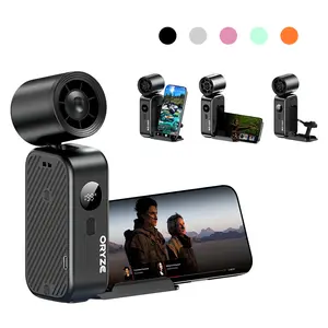 5-in-1 Foldable Stand Fan: 350° Rotation & 199 Adjustable Speeds, 20000RPM High-Speed Cooling, Ultra-Lightweight for Travel, Office Desk & Home Use