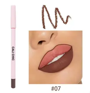 Cali Chic Lipliner Cream Glide Longwear Waterproof Pencil Rich Pigment Semi Matte Vegan Cruelty Free Cosmetic Makeup Shade #7