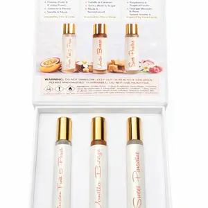 3-Piece Perfume Gift Set: Passion Fruit, Vanilla Breeze, Sweet Paradise (3x15ml) Eau de Parfum
