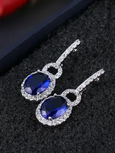 Elegant Rhinestone Decorated Dangle Earrings, Fashion Jewelry for Party, Daily Clothing Decor, Trendy All-match & Exquisite Jewelry for Birthday Gift, Rhinestone Decorated Bling