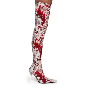 Scream Queen Thigh High Boots