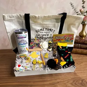 Teacher Appreciation Week Gift Set - Thoughtful Items for Gratitude - Includes Tumbler, Tote Bag, and More - Perfect for Any Occasion