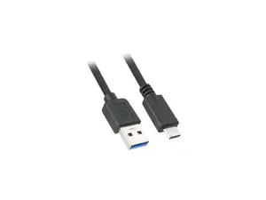 Nippon Labs 50USB3-CM-AM-6 6ft USB 3.0 (USB 3.2 Gen 1) USB-C Male to USB A Male Cable - Black
