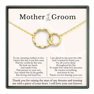 Mother of the Groom Necklace – Thank You Gift for Her