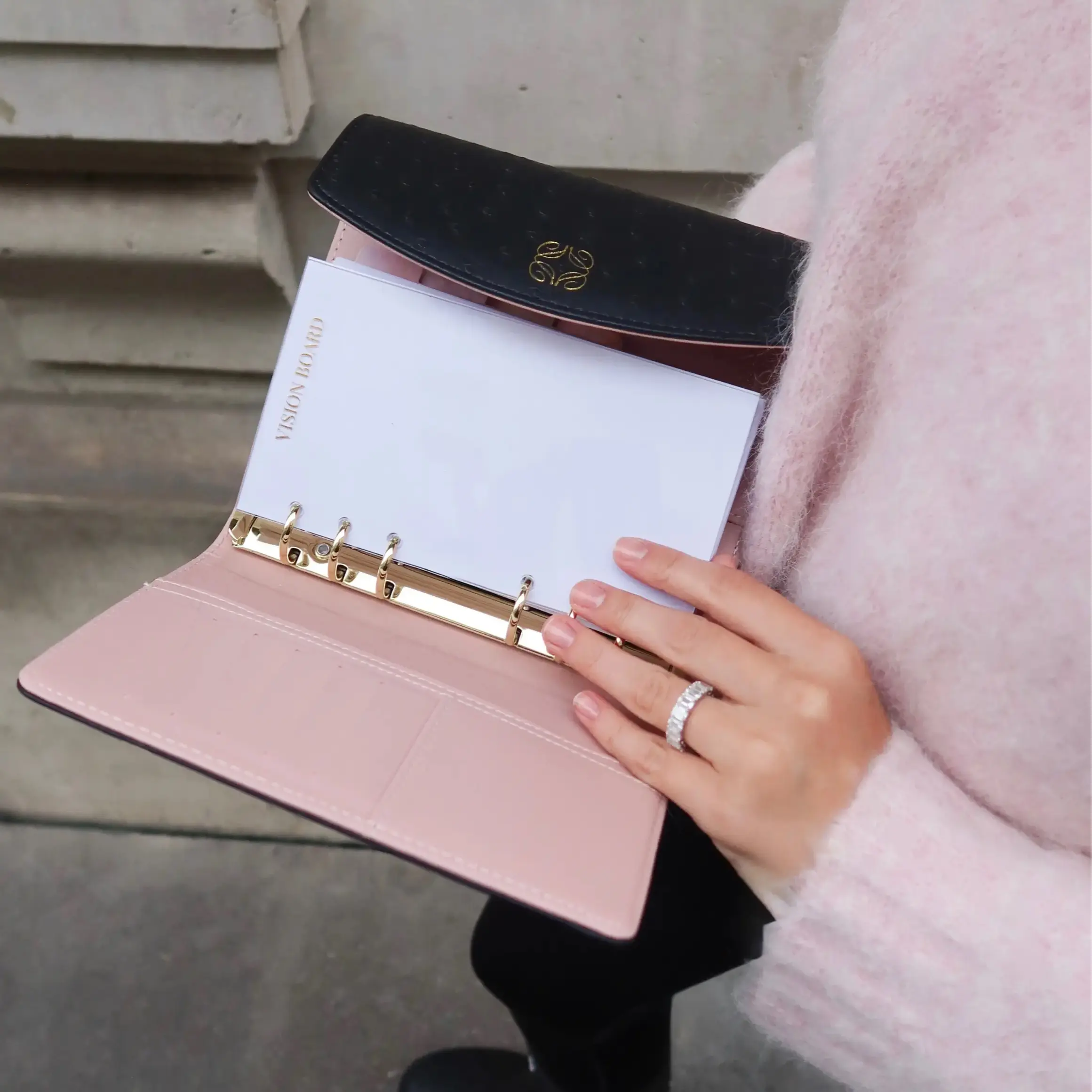 Acrylic Vision Board Insert | Clear Planner Insert for A5 & Personal Size 6-Ring Binders