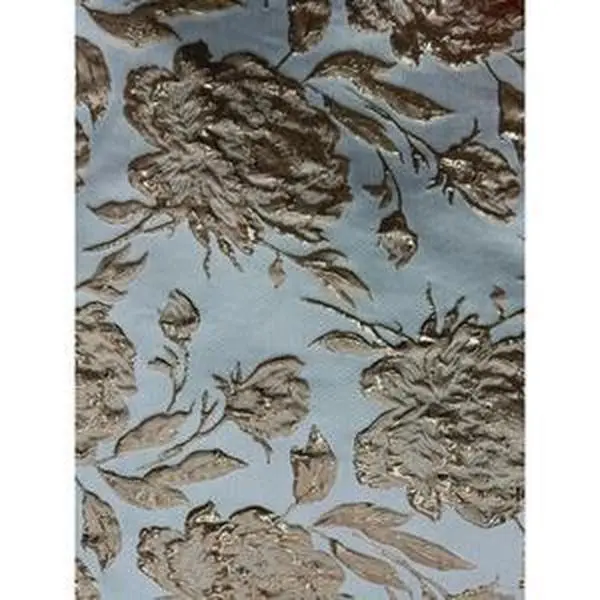 Jacquard floral fabric 54” wide. Sold by the yard.