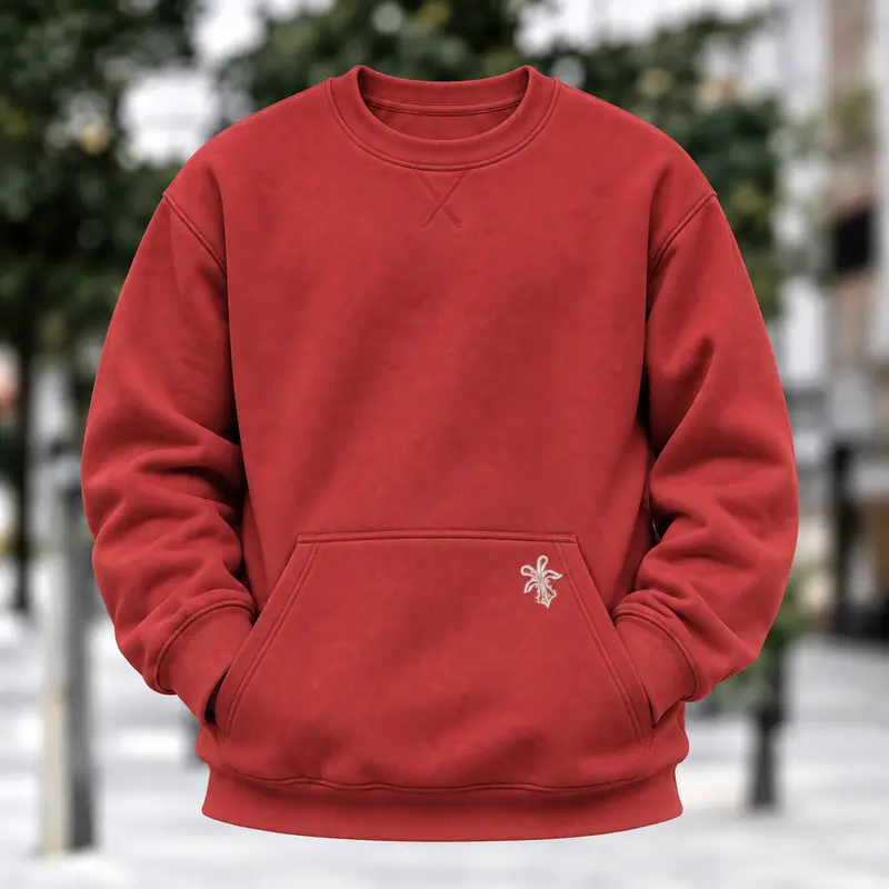 Men’s 2-Pack Fleece Crewneck Sweatshirts - Loose Relaxed-Fit Menswear, Stylish Long Sleeve Pullovers with Kangaroo Pockets, Small Logo Detail, Sports Casual Streetwear for Autumn Winter, Gym, Everyday Wear Men’s 2-Pack Fleece Crewneck Sweatshirts - Loose Relaxed-Fit Menswear, Stylish Long Sleeve Pullovers with Kangaroo Pockets, Small Logo Detail, Sports Casual Streetwear for Autumn Winter, Gym, Everyday Wear