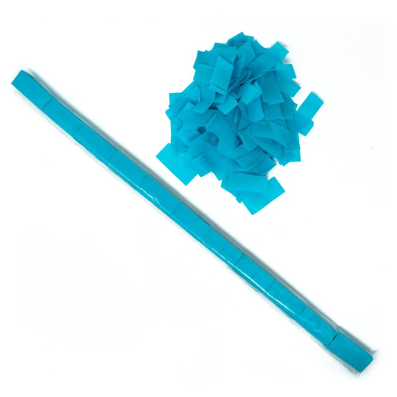 Turquoise Tissue Confetti - Speed Load Cannon Sleeve (1/4lb)