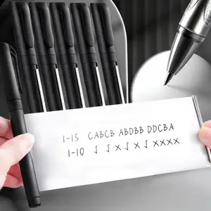 3/6/12 Piece Creative Funny Pen, Self-Sufficient Sliding Pen, Unique Exam Reminder Pen, Novelty Writing Tool, Humorous Stationery