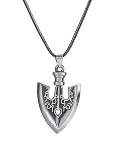 JJBA Stand Arrow Necklace and Keychain - JoJo's Anime Cosplay Jewelry - Manga Theme Gifts for Women Men and Fans