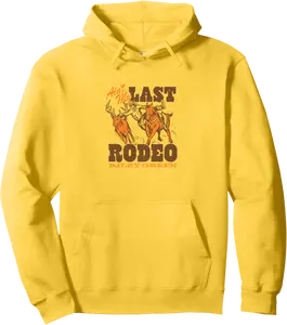 Last Rodeo Pullover Hoodie - Hannahgu Shop 45B0DNKLDTSK