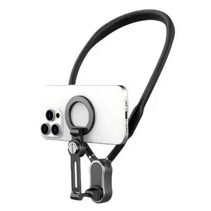 Adjustable Neck Strap Phone Stand - Versatile Design for Various Phone Models, Lightweight and Portable Smartphone Cellphone Mount