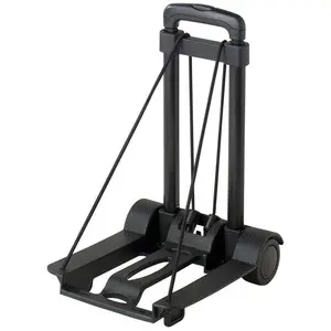 Miami CarryOn TLLC02BK Foldable Trolly Dolly Cart - Carry up to 65 Lbs. (Black)