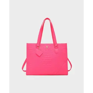 Statement City Bag in Neon Pink V2