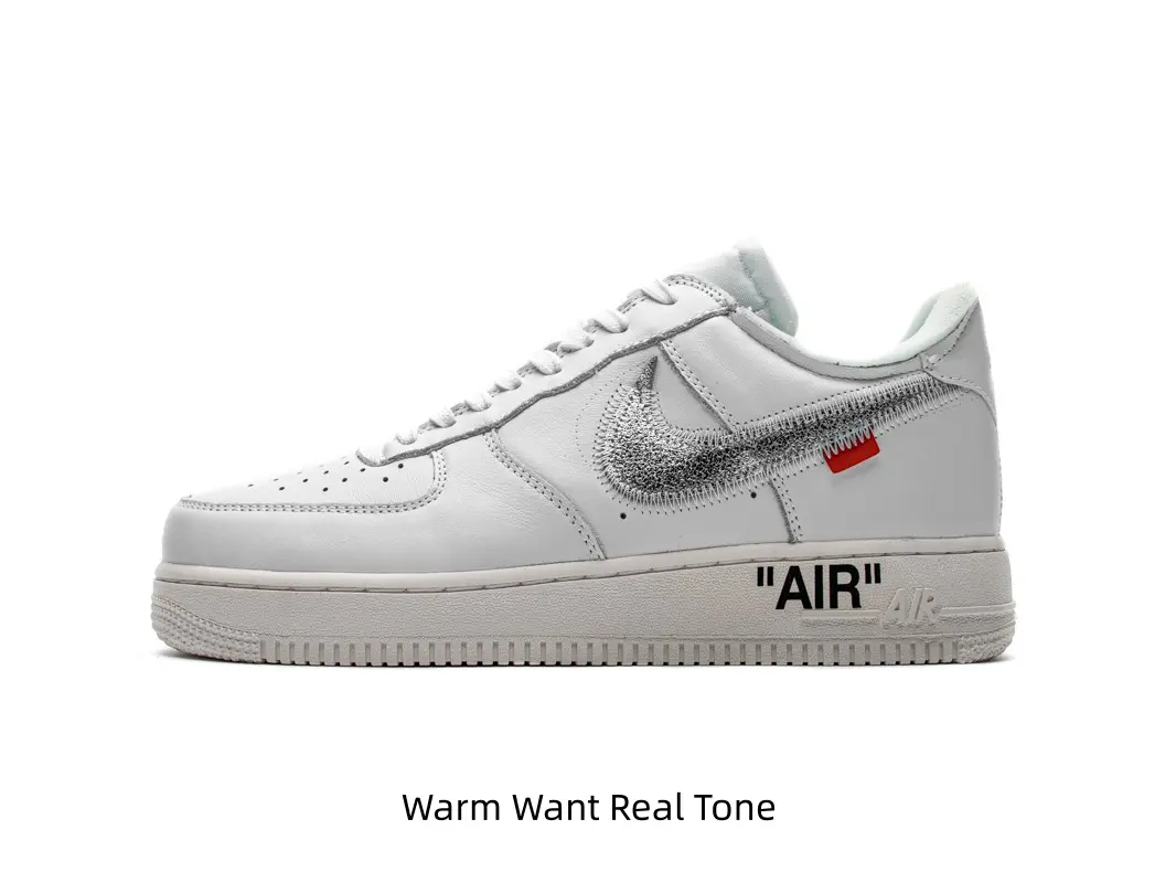 Cream off-white sketch line swoosh leather low top casual skate sneakers mini red side tag AIR letter print circular grain anti slip rubber outsole men women vintage street walking fashion shoes