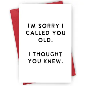 Birthday Card for Friends with Envelope, 1/3/5 Counts Humorous Birthday Card for Men Women, Creative  Birthday Card for Friends, Birthday Gift Ideas, Fun Party Cards