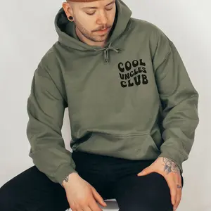 Cool Uncles Club Sweatshirt, Men's Uncle Hoodie, Pregnancy Announcement for Uncle, Gift for Uncle, Uncle to Be, Father's Day, New Uncle T-shirt,  Hoodie and Sweater Cotton Menswear
