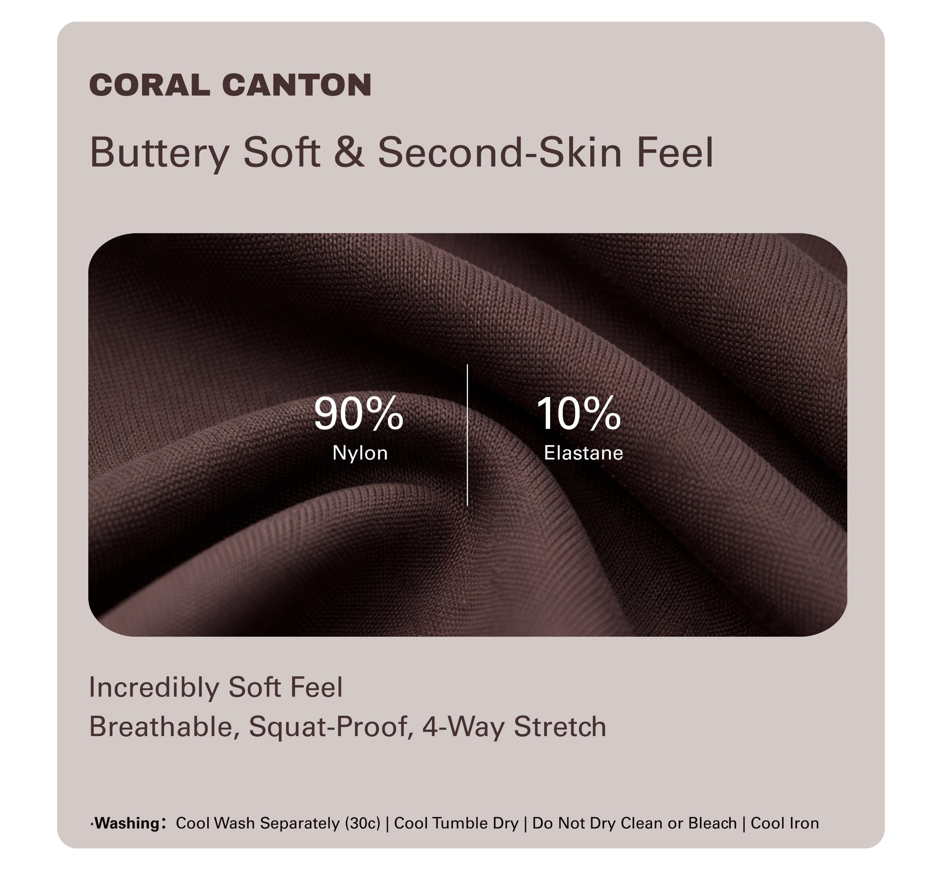 Coral Canton High Waisted Seamless Impact Leggings