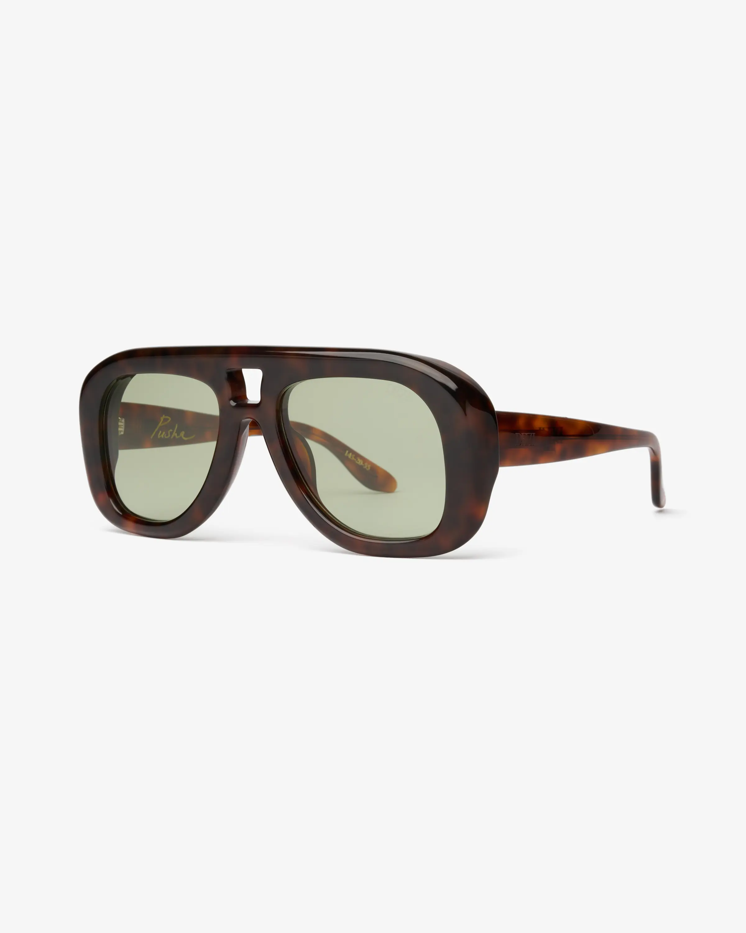 DEZI PUSHA - Oversized Bubbly Aviator Sunglasses - TikTok Shop