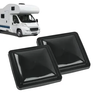 For Camper RV Trailer Ventline New Black 14" x 14" Replacement Roof Vent Cover Vehicle Car Accessories
