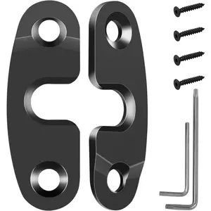 Upgraded Aluminum Alloy Sun Visor Repair Kit Heavy Duty Sun Visor Mounting Clip for Jeep Wrangler JK JKU 2018 Wrangler JL JLU 2018-2023 Gladiator JT 2020-2023 Car