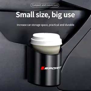 Multi-Functional Car Cup Holder, Sporty Design, Universal Back Seat Storage Box, Portable Beverage Rack, Car Accessories Organizer