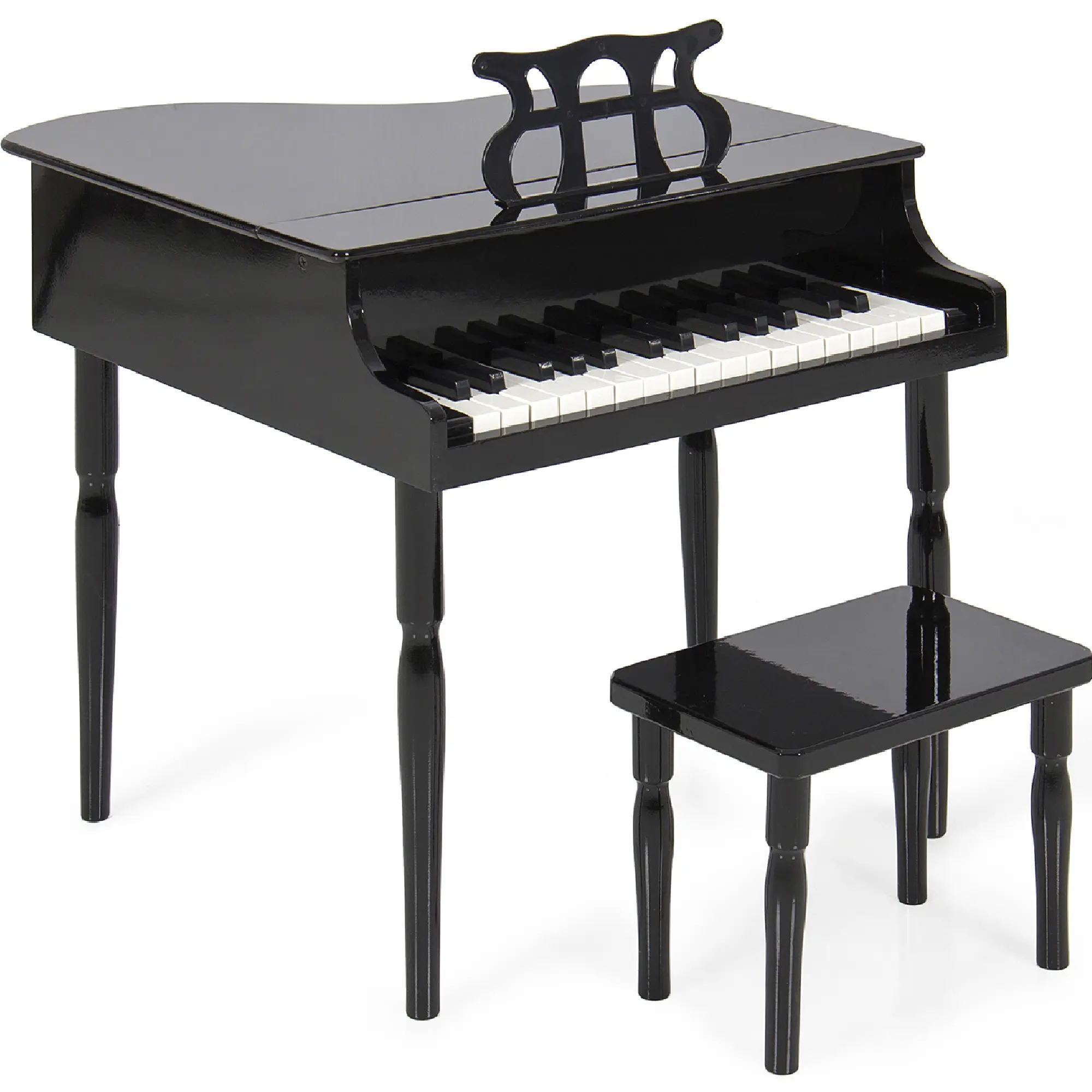 Best Choice Products Kids Classic 30-Key Mini Piano w/ Lid, Bench, Folding Music Rack, Song Book, Stickers Best Choice Products Kids Classic 30-Key Mini Piano w/ Lid, Bench, Folding Music Rack, Song Book, Stickers