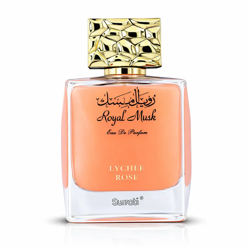 Unisex Royal Musk Eau de Parfum - 100ml Natural Single Bottle Scented Cosmetic Fragrance with Lychee, Rose, Citrus Notes, Long-Lasting High-Quality Fresh Fruity-Floral Spray, High Quality Fragrance, Edp, Daily Wear