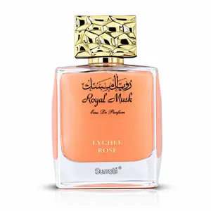 Lychee Rose Royal Musk by Surrati - 100 ml Perfume Spray - Citrusy Floral Long-Lasting Fragrance Spray for Daily Use, Elegant Fresh Scent