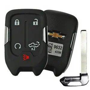 2019 - 2020 Chevrolet Silverado Smart Key 5B Fob W/ Tailgate & Remote Start FCC# HYQ1EA - 13529632
