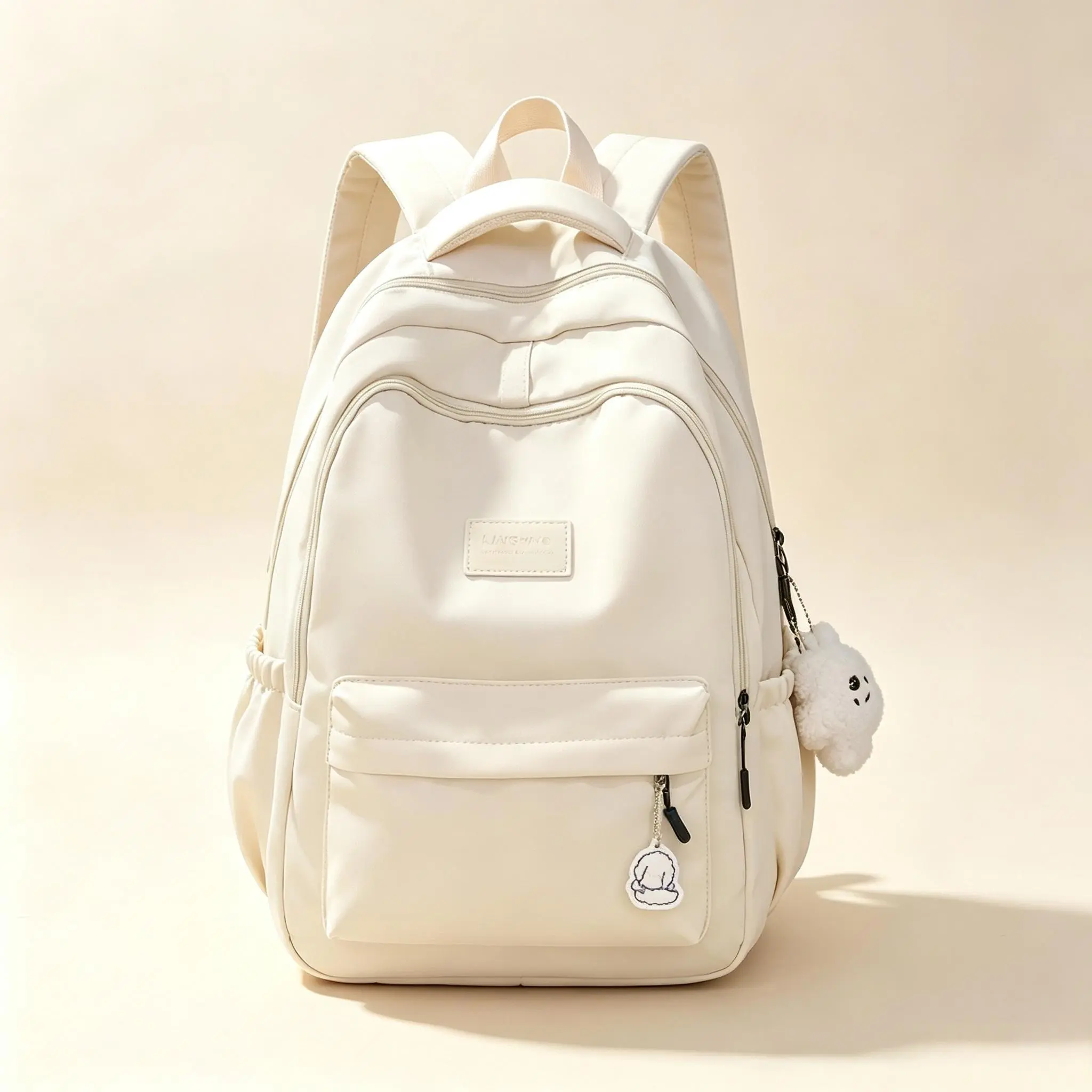 2026 Solid Color Simple Backpack,Portable Lightweight Backpack, FreshMacaron Tone Multi-PocketLightweight Rucksack, Casual Bag forDaily Commute, Campus & OutdoorTravel, School Travel Backpacks