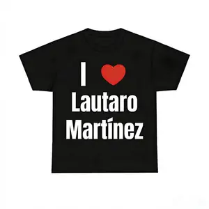 Game Day Apparel Cotton T Shirt Celebrating Lautaro Martínez Fans Favorite Graphic Design