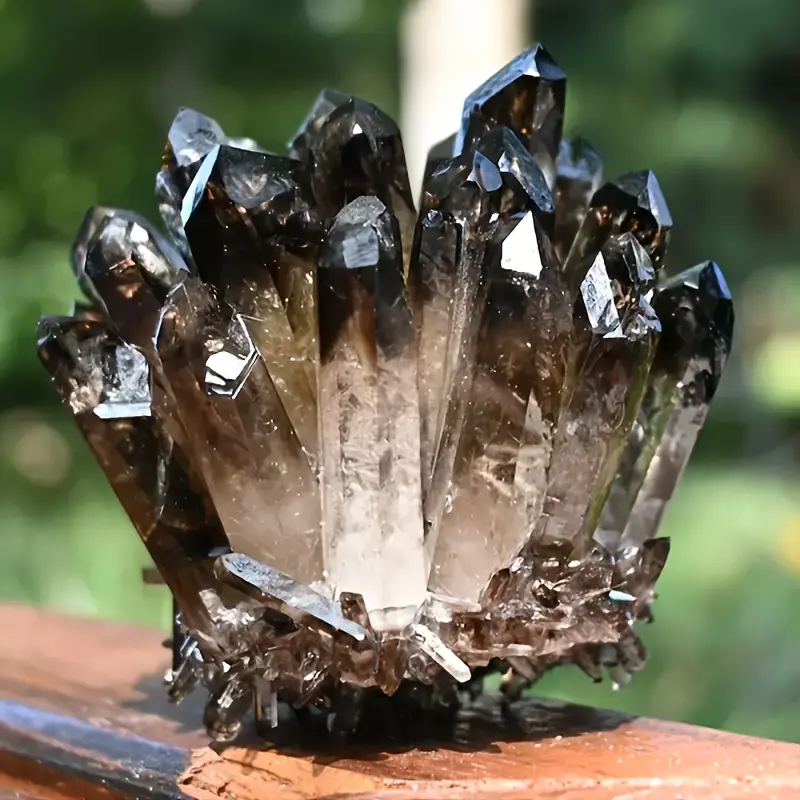 Vintage Oversized Crystal Cluster - Lustrous Pentagonal Crystal Ball, Bohemian Home Decor, Jewelry Making Supply, Special Occasion Gift desk, Boho Chic Crystal, Crystal Decorative Ornaments