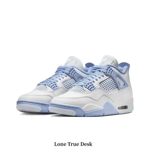 Off White Pale Ice Blue Retro Mid Cut Trainers Transparent Mesh Side Panels Matching Woven Blue Layers Shock Absorb Stack Midsole Wear Resistant Traction Outsole Minimal Daily Walking Kicks