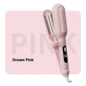 Zemya Beach Waves Curling Wand Ionic Deep Waver Hair Curler Tool with Ceramic Barrel for Tangle-Free Waves on All Hair Types Easy Clamp Instant Wave No Exposed Barrel No Burns Comfortable Handle Smooth Grip