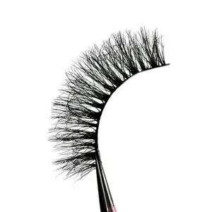 “Rose” 16mm Natural Wispy Lashes High Quality Reusable Faux Mink Lightweight Comfortable Strip Eyelashes Extensions Makeup Cosmetic