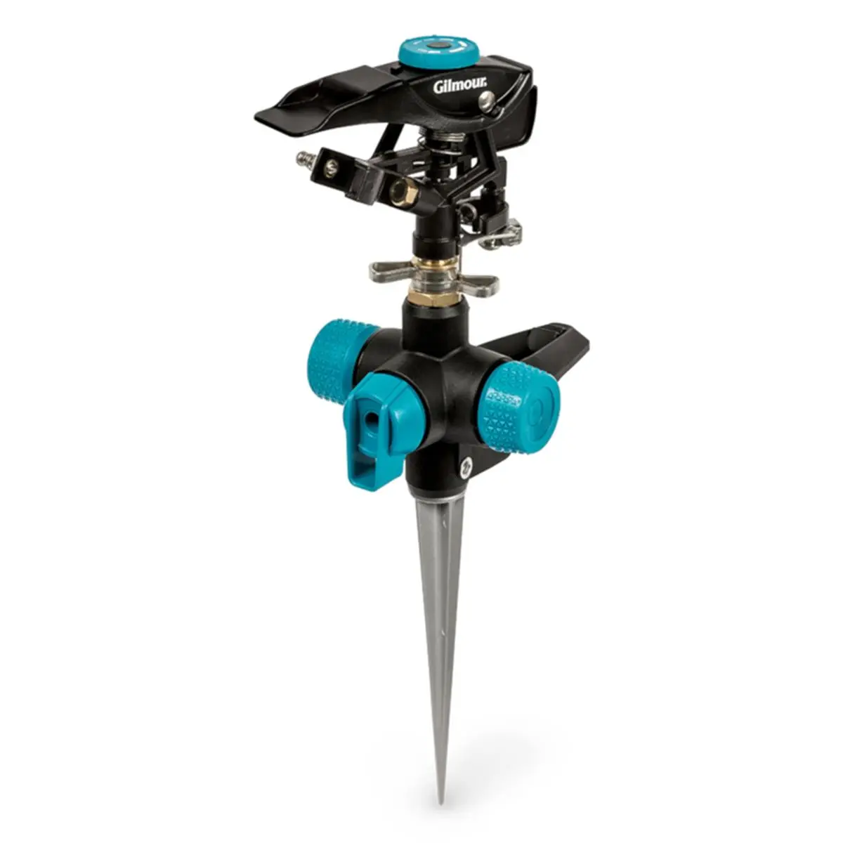 212 MAIN Heavy-Duty Metal Spike Base Impact Sprinkler, 5800 sq. ft. Coverage, Automatic Garden Watering Sprinkler for Outdoor Lawns, Sprinklers For Yard