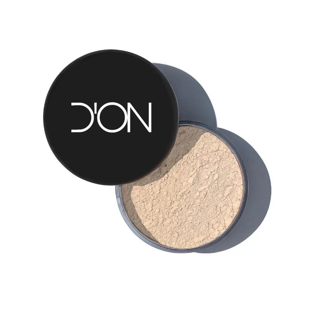 D’ON Loose Setting Powder Makeup, 20g – Pore-Blurring Matte Finish, Shine Control & Up to 18-Hour Wear