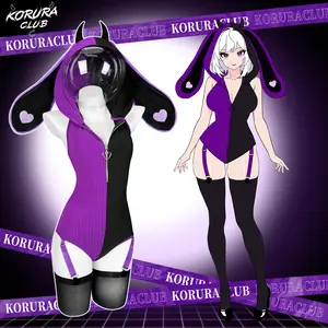 Koruraclub Heart Pattern Two-Tone Bunny KO129