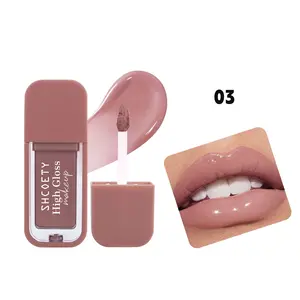 Lip Gloss + Lip Protection 2-in-1, Water Shines Glaze Formula, High-Gloss Makeup That Reveals Your Own Lip Color, Hydrating & Sheer Buildable Glass Lips Effect, Non-Sticky with Natural Plump Look, Everyday & Travel Essential for TikTok Beauty Lovers