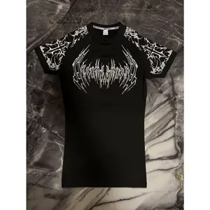 New Men's Fitness Short Sleeve Sport Training Running Cycling Tight Elastic T-Shirt, Trendy Gym Wear, Gym Workout Tee, Comfortable and Stretchy