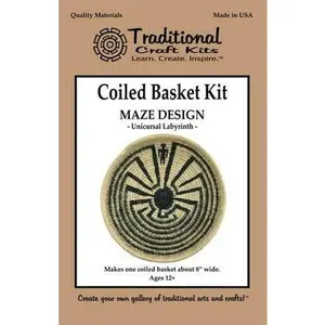 Coiled Basket Kit - Maze Design